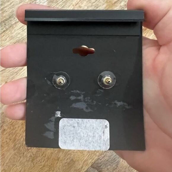 Area Stars Gold-Tone Zigzag Statement Earrings NWT - Picture 2 of 2